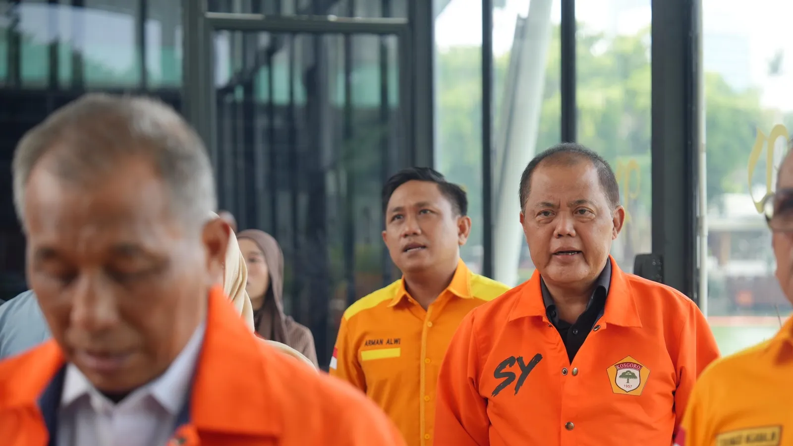 Juliyatmono saat memaparkan materi dalam sesi diskusi.